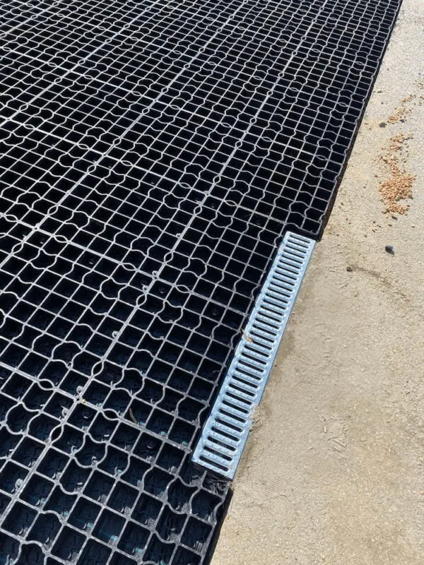 Powierzchnia wyłożona kratką parkingową